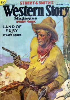 Cowboy Stories (aout 1934 ) couverture par DOMINGO PERICONI.