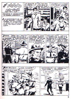 Planche du premier épisode Il Piccolo Ranger.