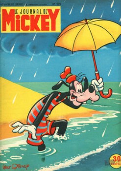 Le Journal de Mickey N:223 ( Septembre 1956 ).