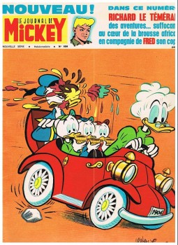 le Journal De Mickey N:1056 / (Octobre 1972 ).