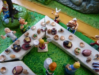 Village Astérix miniature 367 Envoi 54 le placement.jpg