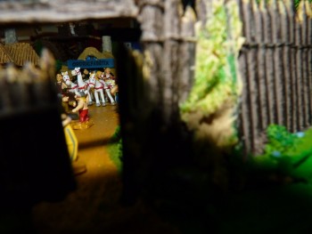 Village Astérix miniature 465 Le village fini.jpg