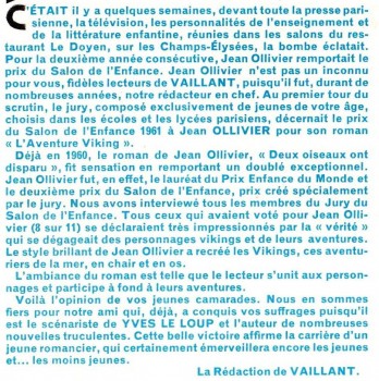 Extrait du n°853 de Vaillant