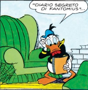 Donald découvre le journal secret de Fantomius