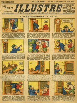 Le Petit Illustré 1926 - n°1134 - page 1 - L'insaisissable TINTIN - 4 juillet 1926.jpg