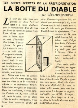 Et hop ! Un tour de passe-passe de Géo Mousseron