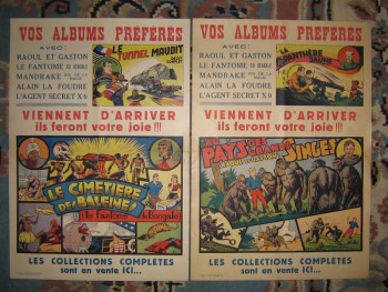 2 affiches de librairie avant guerre! tres tres rare!