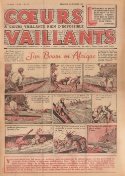 Cœurs vaillants Jim Boum en Afrique ( Mars 1939 )