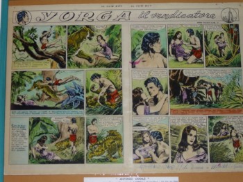 Planche original de la série YORGA par Antonio Canale.