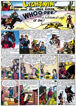 Planche de Lone Rider publier dans Famous Funnies N:62