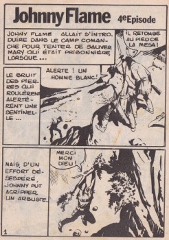 Planche de Johnny Flamme.