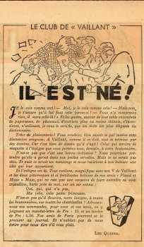 Extrait du n° 107 de Vaillant du 29/05/47