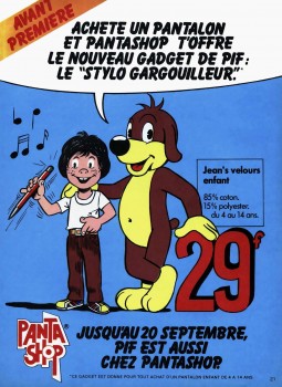 Extrait du n° 599 de Pif gadget