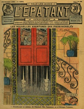 L'Epatant 1929 - n°1084 - page 1 - Les nouvelles aventures des Pieds Nickelés - 9 mai 1929 (format 800).jpg