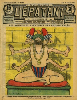 L'Epatant 1929 - n°1104 - page 1 - Les nouvelles aventures des Pieds Nickelés - 26 septembre 1929 (format 800).jpg