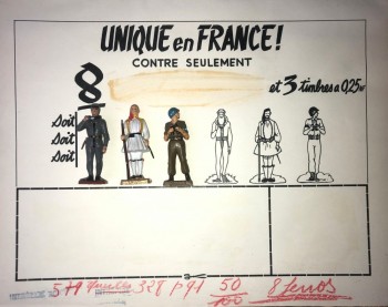 Le dessin original de la maquette