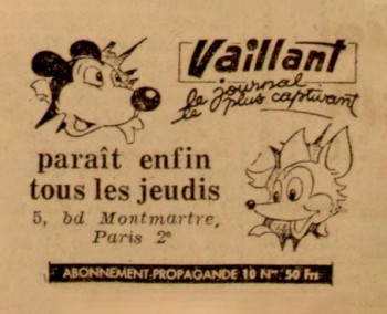 &quot;Vaillant paraît enfin tous les jeudi&quot;