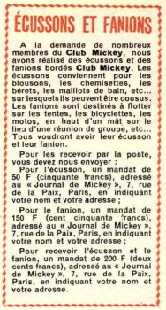 Extraits du JDM n° 63 du 09/08/1953