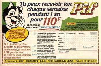 Extrait du Pif 889 - Avril 1986