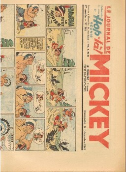 Mickey et Hop-là! réunis 8e année - n° 361 - 14/12/1941