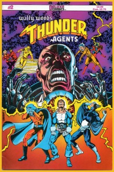 WALLY WOOD'S THUNDER AGENTS N°02 01/1985 COUVERTURE GEORGE PEREZ
