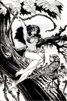Cave girl par Newon Bucharm.