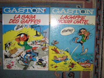2 albums gaston d'apparence ordinaire vue de dessus