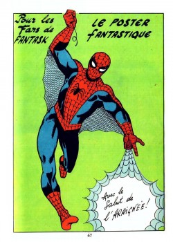 Mini-poster de l'araignée publier dans Fantask N°7 du ( Aout 1969 ).